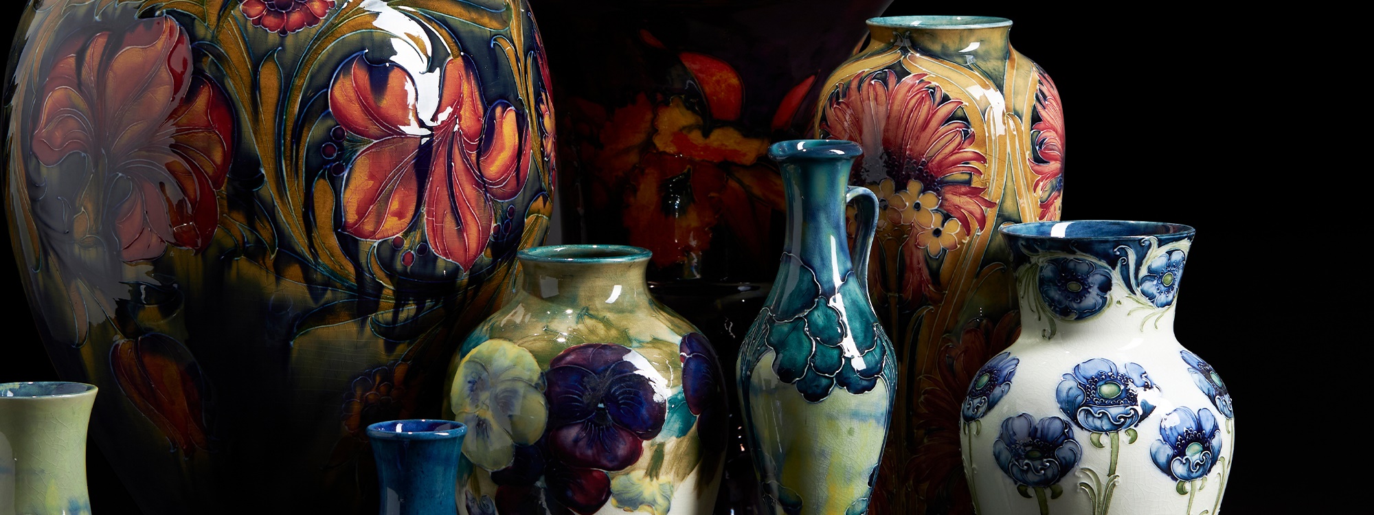 A Private Collection of Moorcroft Pottery